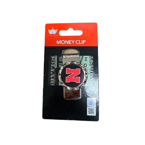 Nebraska Huskers Diamond Cut Money Clip - NEBRASKA