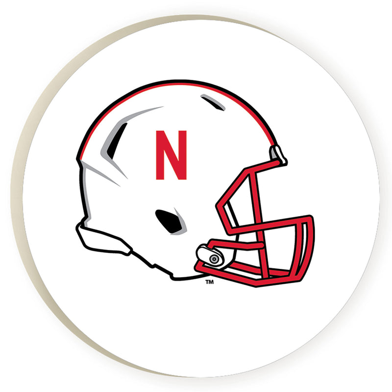 Nebraska Huskers Helmet Car Coaster - NEBRASKA