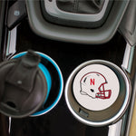 Nebraska Huskers Helmet Car Coaster - NEBRASKA