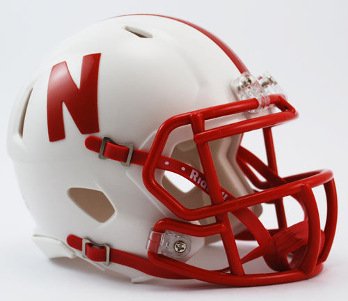 Nebraska Huskers Riddell Speed Mini Helmet - NEBRASKA