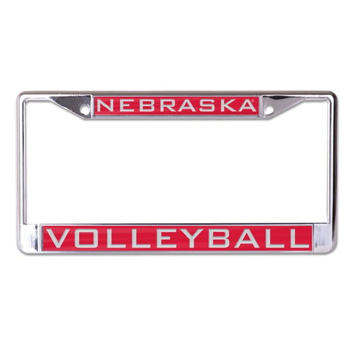 Nebraska Huskers Volleyball Licence Plate Frame - NEBRASKA