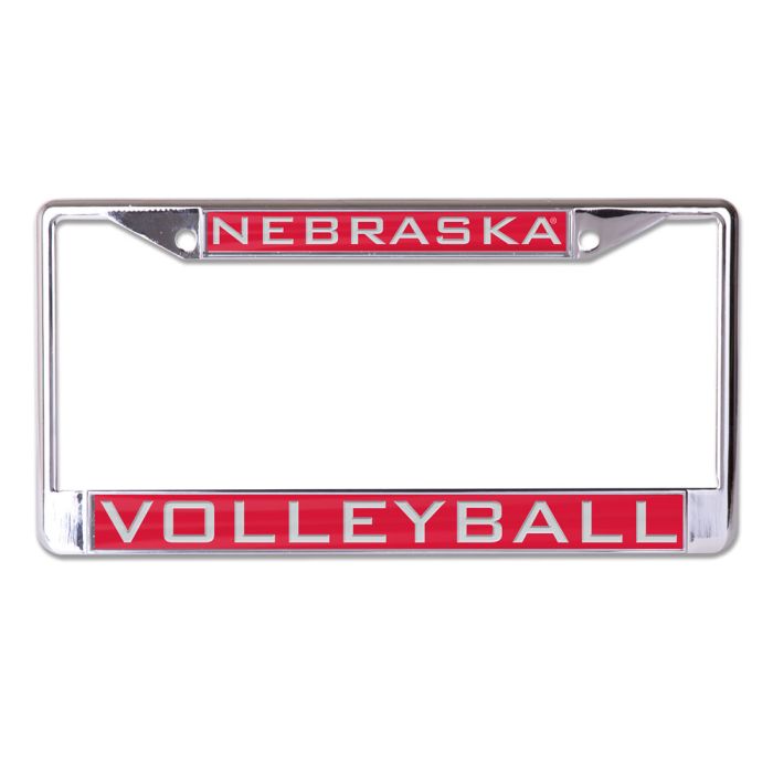 Nebraska Huskers Volleyball Licence Plate Frame - NEBRASKA