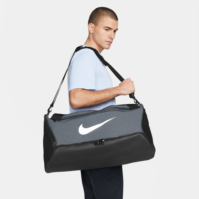 Nike Brasilia Duffel Bag - 068 GREY