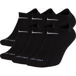 Men's/Women's Nike Everday Cushioned Crew 2-Pack Socks - 010 - BLACK