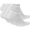 Men's/Women's Nike Everday Cushioned Crew 2-Pack Socks - 100 - WHITE