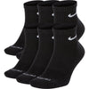 Nike Everyday Plus Cushion Quarter 6-Pack - 010 - BLACK
