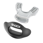 Shock Doctor Interchange Football/Basketball Lip Guard Mouthpiece + Shield