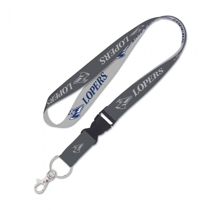 UNK Lopers Lanyard - GREY/WHITE