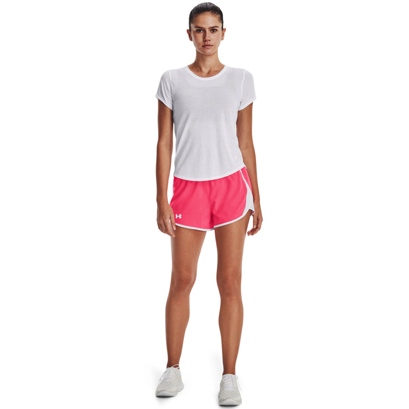 Under Armour Fly-By 2.0 Short - 683 - PINK SHOCK