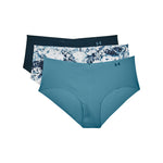 Under Armour Pure Stretch Hipster 3-Pack Printed - 597BLUEF