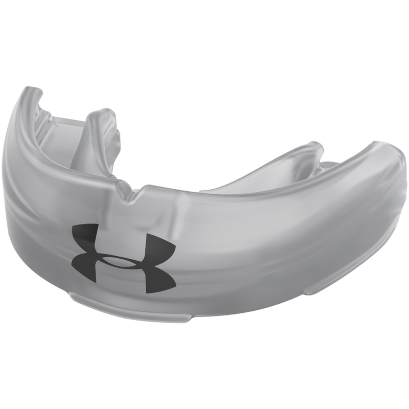 Under Armour Youth Gameday Armour Braces Mouthguard Strapped - TRANSGRY