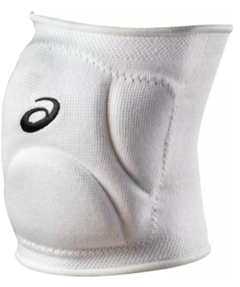 Women's ASICS Gel Low Profile Volleyball Kneepads - 01WHITE