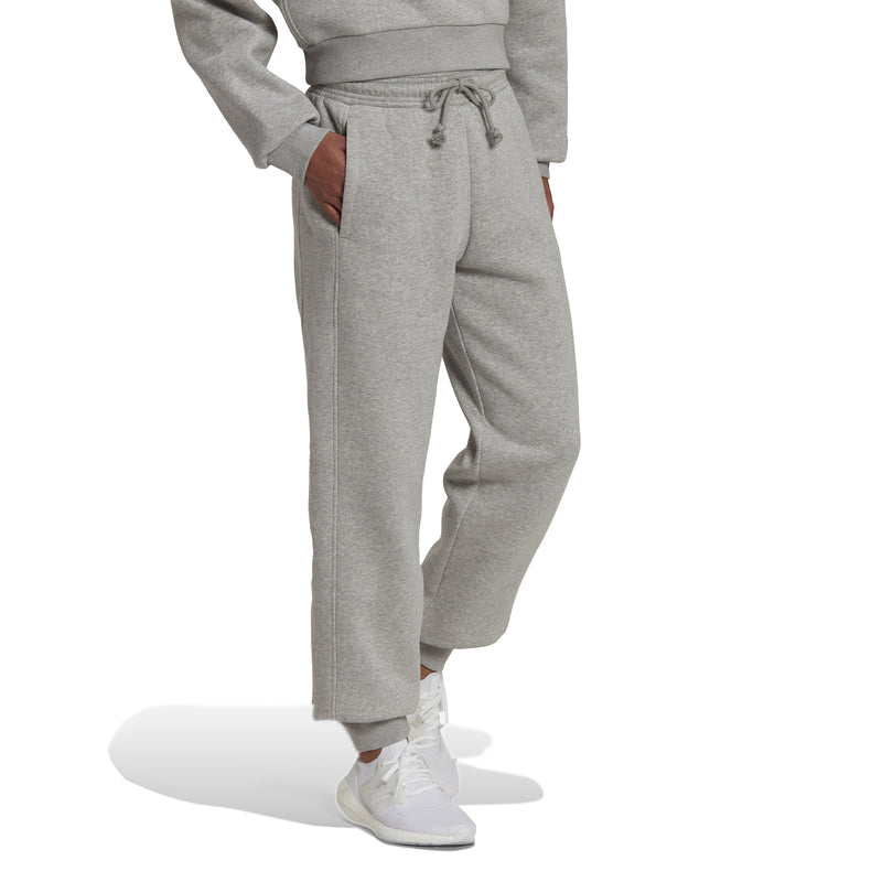 Women's Adidas All Season Fleece Jogger Pants - MEDIUM GREY