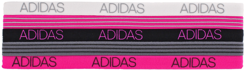 Women's Adidas Creator Headband 5-Pack - GRY/PNK