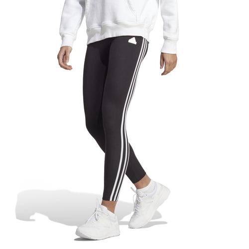 Women's Adidas Future Icons 3-Stripes Leggings - BLACK/WHITE