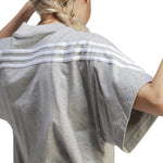 Women's Adidas Future Icons 3-Stripes T-Shirt - MEDIUM GREY