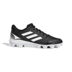 Women's Adidas PureHustle 2.0 Moulded Softball Cleats - BLACK/WHITE