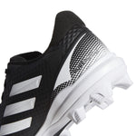 Women's Adidas PureHustle 2.0 Moulded Softball Cleats - BLACK/WHITE