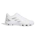 Women's Adidas PureHustle 2.0 Moulded Softball Cleats - WHITE/SILVER