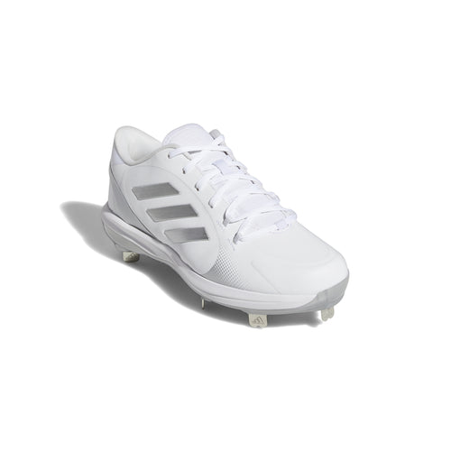 Women's Adidas PureHustle 2.0 Softball Cleats - WHITE/SILVER