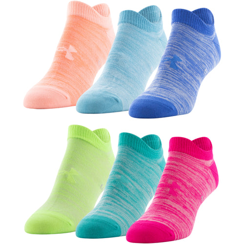 Women's Adidas Superlite II 6-Pack Socks - 695 - PINK