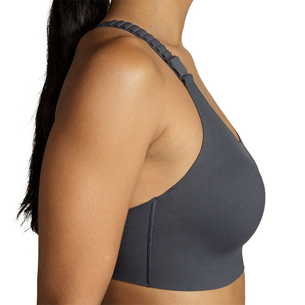 Women's Brooks Dare Racerback 2.0 Bra - 081 - ASPHALT