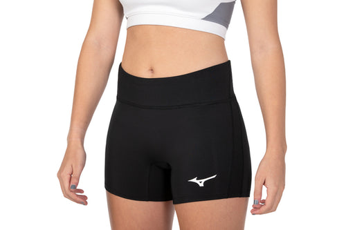 Women's Mizuno Elevated Volleyball Short - 9090 - BLACK