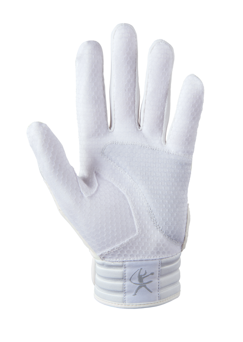 Women's Mizuno Finch Batting Glove - WHITE