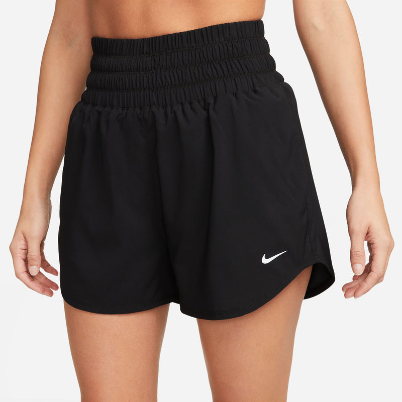 Women's Nike 3" Dri-FIT One High-Waisted Shorts - 010 - BLACK