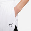 Women's Nike Dri-FIT IsoFly Basketball Shorts - 100 - WHITE/BLACK