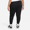 Women's Nike Plus Club Fleece Mid-Rise Joggers - 010 - BLACK