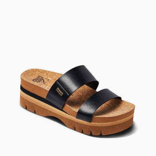 Women's Reef Cushion Vista Higher Sandal - BLACK