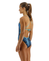 Women's TYR Durafast Elite Cosmic Night Tieback Swimsuit - 978TEAL