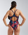 Women's TYR Durafast Elite Starhex Diamondfit Swimsuit - 611RED
