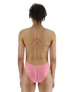 Women's TYR Durafast One Lapped Cutout Swimsuit - 670 - PINK