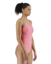 Women's TYR Durafast One Lapped Cutout Swimsuit - 670 - PINK