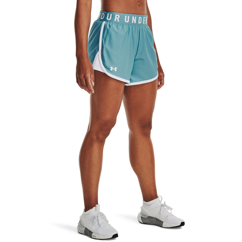 Buy UNDER ARMOUR Women Loose Fit Play Up Colorblock Sports Shorts