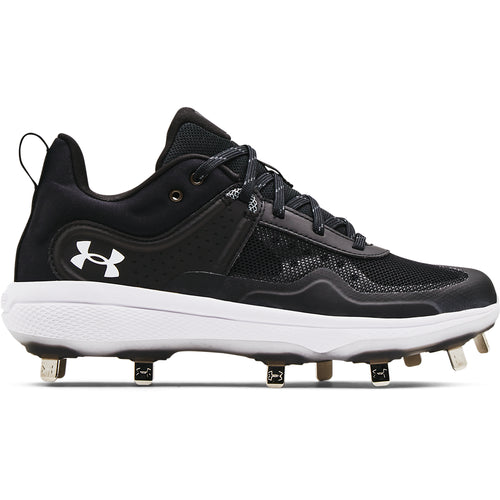 Women's Under Armour Glyde MT Softball Cleats - 001 - BLACK