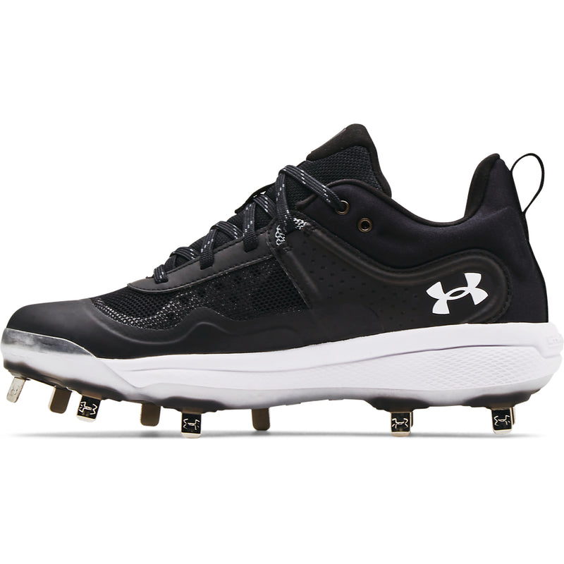Women's Under Armour Glyde MT Softball Cleats - 001 - BLACK