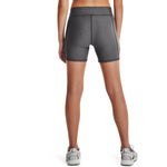 Women's Under Armour HeatGear Armour Mid-Rise Middy Short - 019 - CHARCOAL