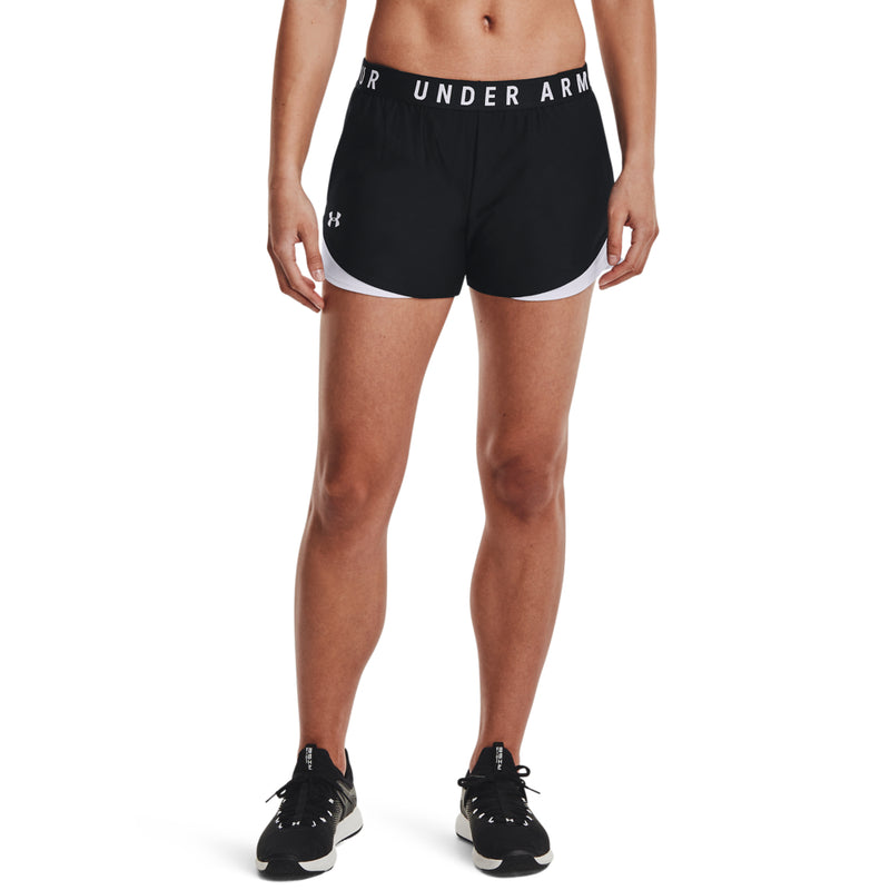 Women's Under Armour Play Up Short 3.0 - 002 - BLACK/WHITE