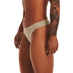Women's Under Armour Pure Stretch Thong 3-Pack - 249BEIGE