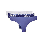 Women's Under Armour Pure Stretch Thong 3-Pack - 495 - BAJA BLUE