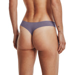 Women's Under Armour Pure Stretch Thong 3-Pack - 530 - CLUB PURPLE