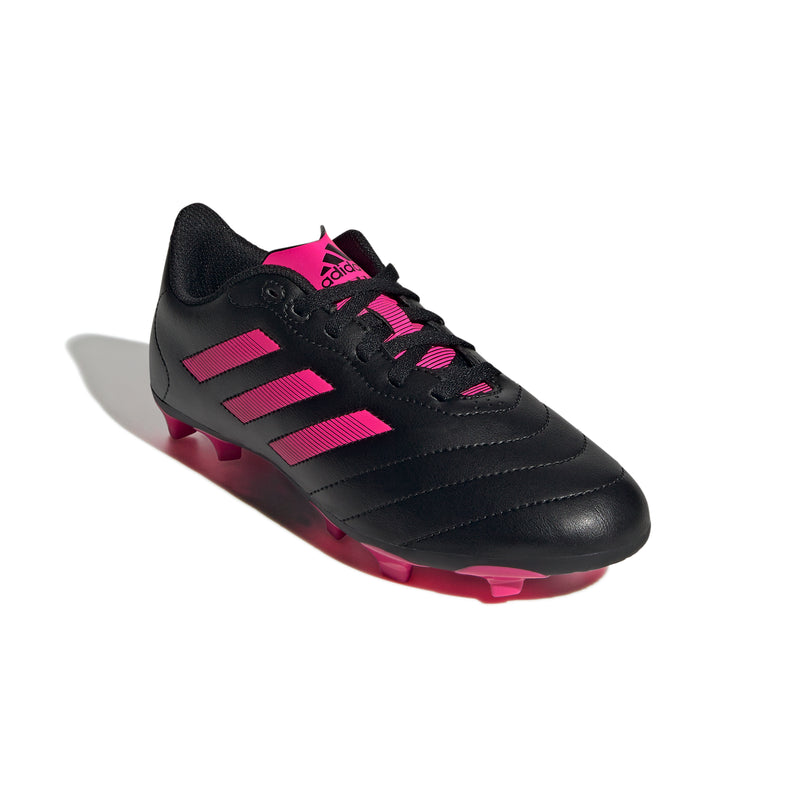 Youth Adidas Goletto VIII Soccer Cleats - BLACK/PINK