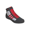 Youth Adidas HVC 2 Wrestling Shoes - GREY/WHITE