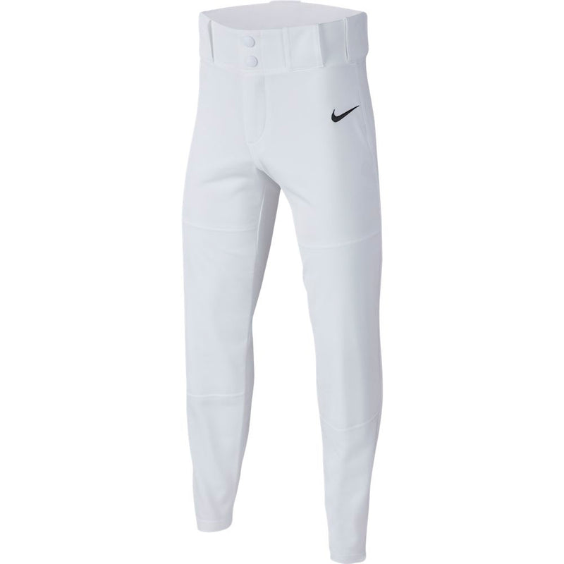 Youth Nike Core Baseball Pant - 100 - WHITE/BLACK