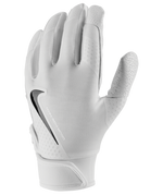 Youth Nike Hyperdiamond 2.0 Batting Glove - 132WHITE