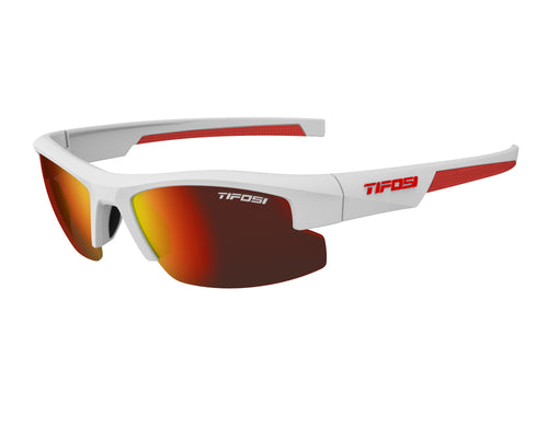 Youth Tifosi Shutout Sunglasses - WHITE/RED